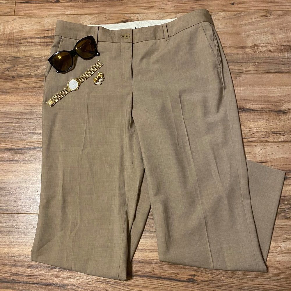 Talbots Petite 12 Brown Beige Pants